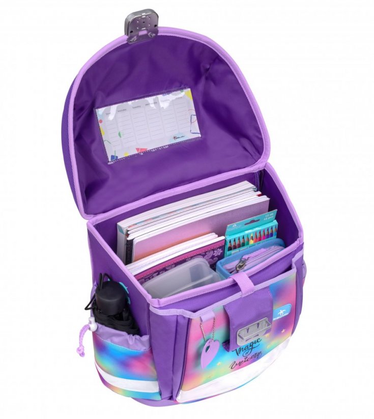 School bag Belmil 403-13 Classy Rainbow Color (set with pencil case and gym bag)