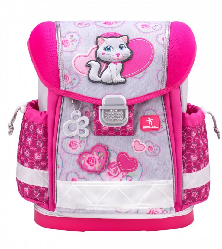 School bag Belmil 403-13 Classy Cat (set with pencil case and gym bag)