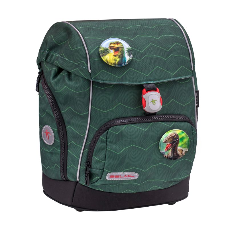 Školský batoh Belmil Premium 405-73/P Comfy Plus Twist of Lime (set s peračníkom, puzdrom, vreckom a 4 nálepky)