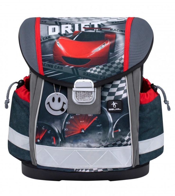 School bag Belmil 403-13 Classy Drift Racing (set with pencil case and gym bag)