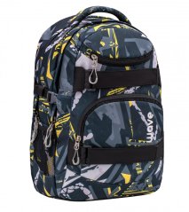 Školní batoh Belmil Wave 338-72 Infinity Yellow Graffiti