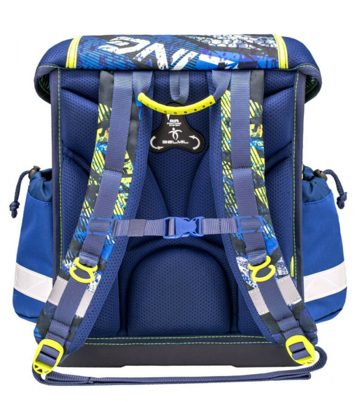 School bag Belmil 403-13 Classy Motor Speed (set with pencil case and gym bag) + GIFT