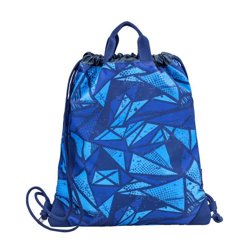 School backpack Belmil Premium 405-73/P Comfy Plus Glacier Blue (set with 2 pencil cases, gym bag and 4 patches)