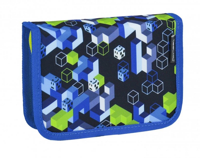 Školská taška Belmil 403-13 Classy Pixel Cube Game (set s peračníkom a vreckom)