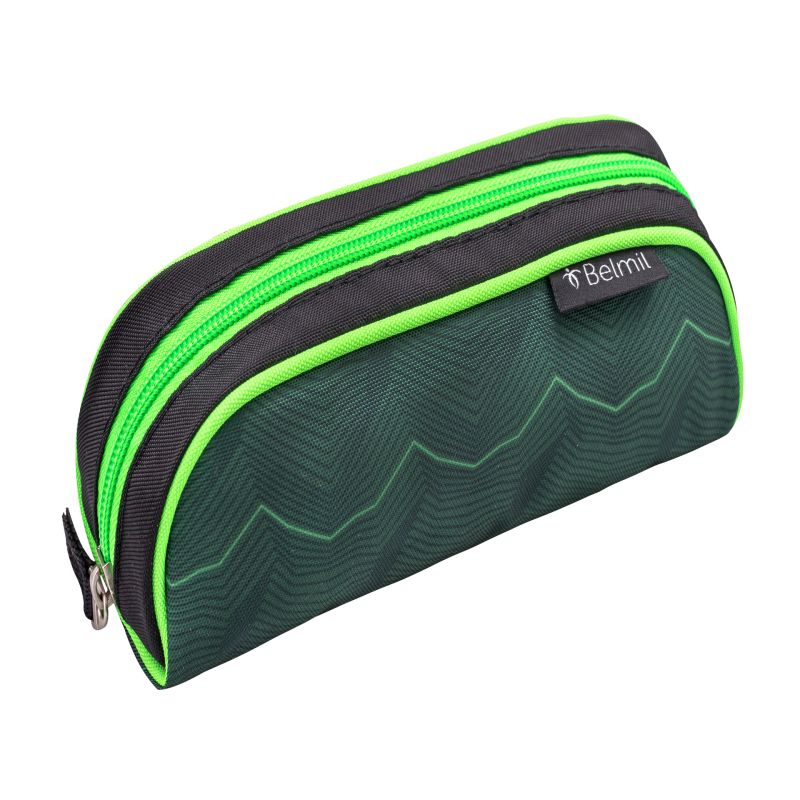 Školský batoh Belmil Premium 405-73/P Comfy Plus Twist of Lime (set s peračníkom, puzdrom, vreckom a 4 nálepky)