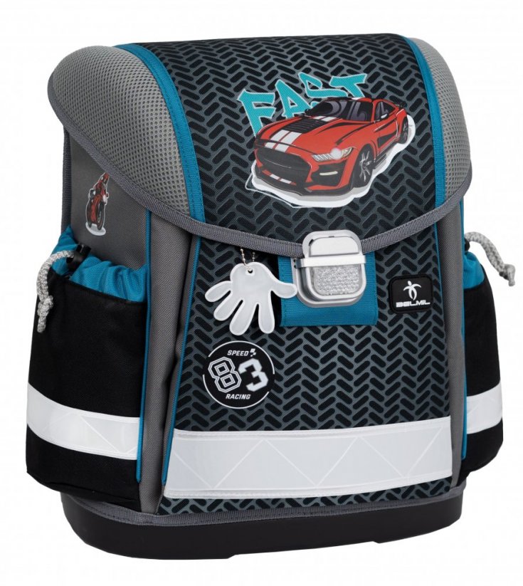 School bag Belmil 403-13 Classy Fast Car (set with pencil case and gym bag)