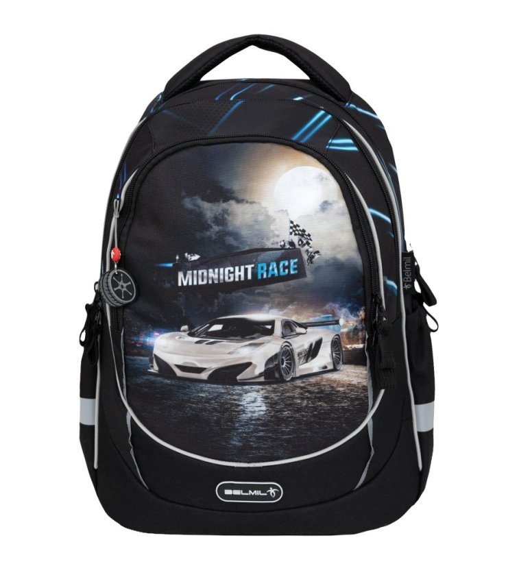 Školní batoh Belmil 338-87 Leisure Plus Midnight Turbo