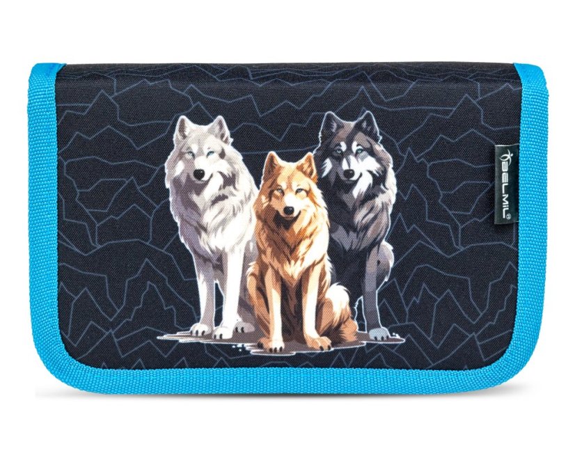 Školní aktovka Belmil 403-13 Classy Wolves Pack (set s penálem a sáčkem) + DÁREK