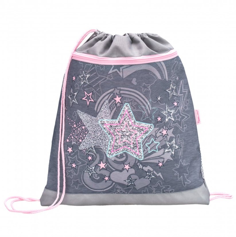 Školní aktovka Belmil 405-33 Mini-Fit Shine Like A Star (set s penálem a sáčkem) + DÁREK