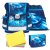 Školská taška Belmil 403-13 Classy Racing Blue Neon (set s peračníkom a vreckom) + DARČEK