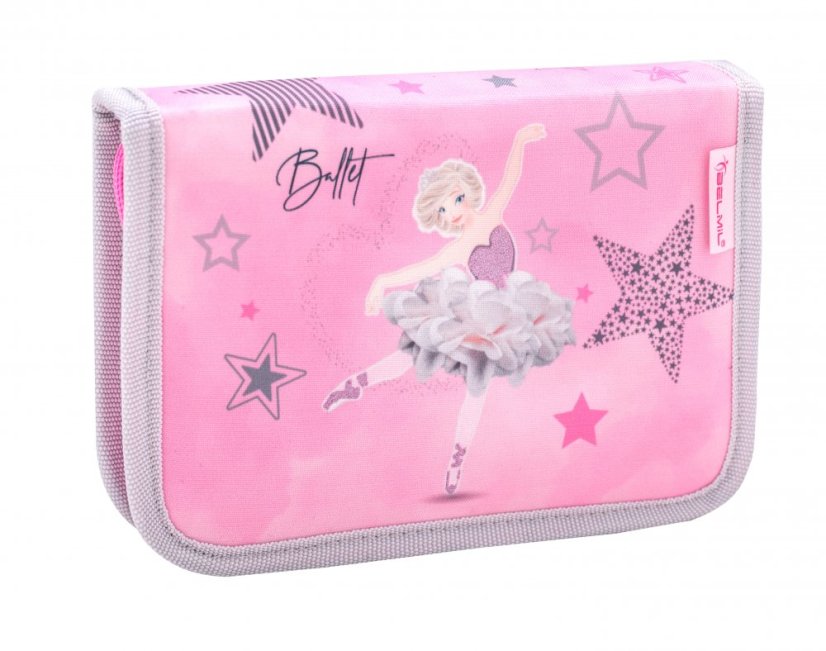 Školní aktovka Belmil 403-13 Classy Ballet Light Pink (set s penálem a sáčkem) + DÁREK