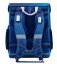 Školní aktovka Belmil 405-41 Compact Racing Blue Neon (set s penálem a sáčkem) + DÁREK