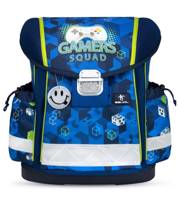 School bag Belmil 403-13 Classy Gamer Squad (set with pencil case and gym bag) + GIFT