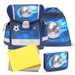 Tornister szkolny Belmil 403-13 Classy Football 4 (zestaw z piórnikiem i workiem) + PREZENT