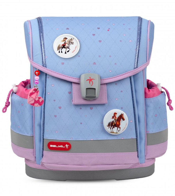 Školní aktovka Belmil 405-78 Classy Plus Lavander (set s penálem a sáčkem) + DÁREK